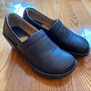 Born Platform Shoes in Dark Brown